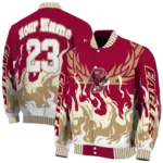custom boston college eagles winged blaze maroon white varsity jacket best selling.webp