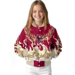 custom boston college eagles winged blaze maroon white varsity jacket best selling.webp