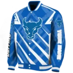 custom buffalo bulls chevron angles royal blue varsity jacket best selling.webp
