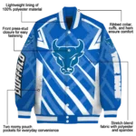 custom buffalo bulls chevron angles royal blue varsity jacket best selling.webp