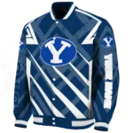 custom byu cougars chevron angles blue varsity jacket best selling.webp
