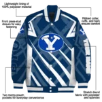 custom byu cougars chevron angles blue varsity jacket best selling.webp