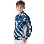 custom byu cougars chevron angles blue varsity jacket best selling.webp