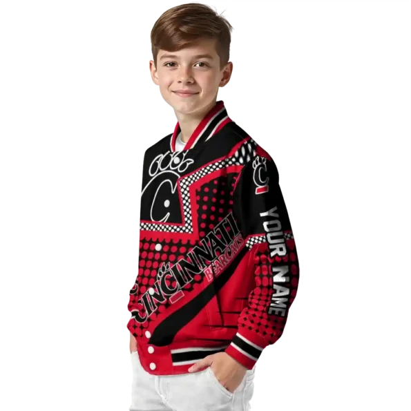 custom cincinnati bearcats star burst red varsity jacket trendy.webp