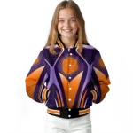 custom clemson tigers mesh chest purple black varsity jacket best selling.webp