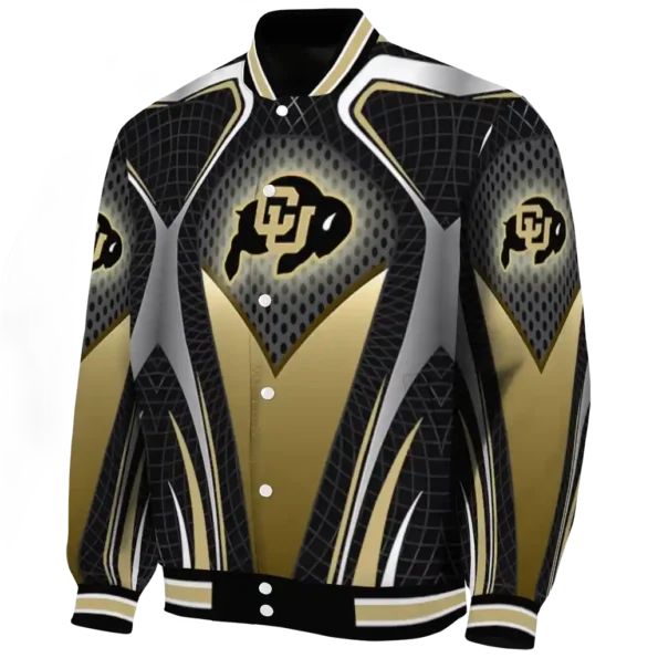 custom colorado buffaloes mesh chest black varsity jacket best selling.webp