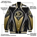custom colorado buffaloes mesh chest black varsity jacket best selling.webp