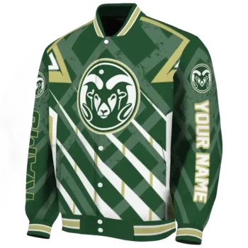 custom colorado state rams chevron angles green varsity jacket best selling.webp