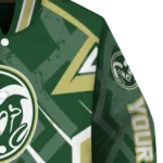 custom colorado state rams chevron angles green varsity jacket best selling.webp