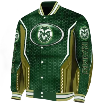 custom colorado state rams power plate green varsity jacket best selling.webp