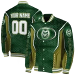 custom colorado state rams power plate green varsity jacket best selling.webp