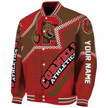 custom cornell big red star burst red varsity jacket best selling.webp