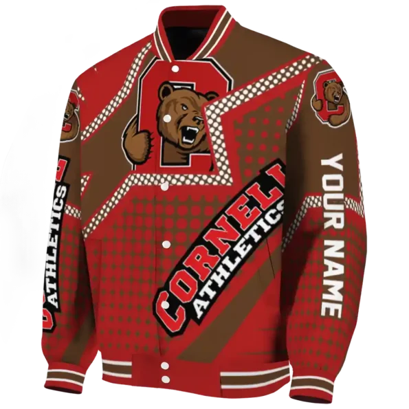 custom cornell big red star burst red varsity jacket best selling.webp