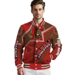 custom cornell big red star burst red varsity jacket best selling.webp