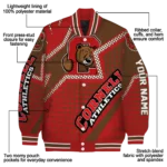 custom cornell big red star burst red varsity jacket best selling.webp