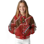 custom cornell big red star burst red varsity jacket best selling.webp