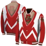 custom cornell big red v stripes red white varsity jacket best selling.webp