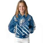 custom drake bulldogs chevron angles blue varsity jacket best selling.webp