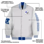 custom duke blue devils speckled arms blue gray varsity jacket best selling.webp