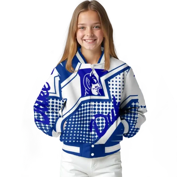 custom duke blue devils star burst blue varsity jacket top rated.webp