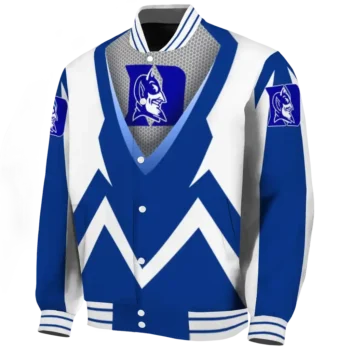 custom duke blue devils v stripes blue white varsity jacket best selling.webp