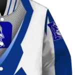 custom duke blue devils v stripes blue white varsity jacket best selling.webp