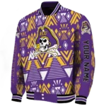 custom east carolina pirates pyramid shapes purple varsity jacket best selling.webp