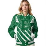 custom eastern michigan eagles chevron angles green varsity jacket best selling.webp