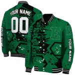 custom eastern michigan eagles hexagon cluster green black varsity jacket best selling.webp