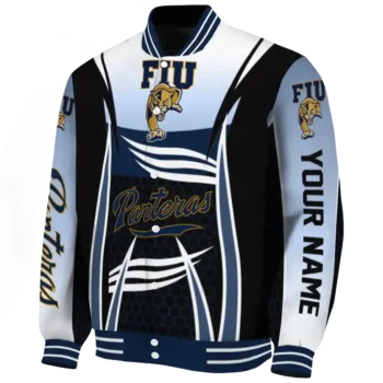 custom fiu panthers mesh effect blue black varsity jacket best selling.webp
