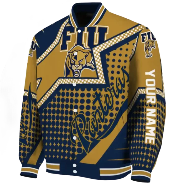 custom fiu panthers star burst blue varsity jacket best selling.webp