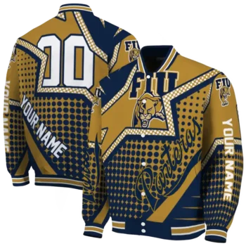 custom fiu panthers star burst blue varsity jacket fashion forward.webp