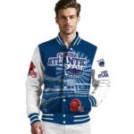 custom florida atlantic owls ferris arena blue white varsity jacket best selling.webp