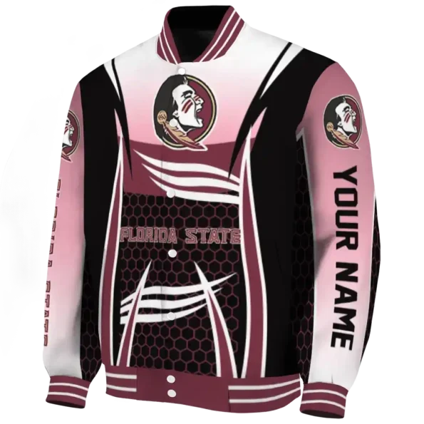 custom florida state seminoles mesh effect garnet black varsity jacket best selling.webp
