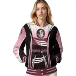 custom florida state seminoles mesh effect garnet black varsity jacket best selling.webp