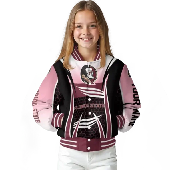 custom florida state seminoles mesh effect garnet black varsity jacket top rated.webp