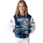 custom georgia southern eagles ferris arena blue white varsity jacket best selling.webp