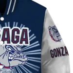 custom gonzaga bulldogs ferris arena blue white varsity jacket best selling.webp