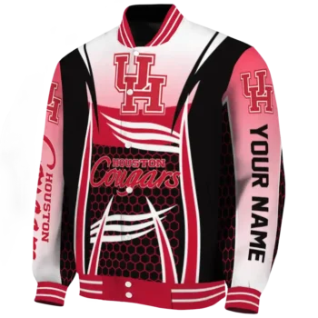 custom houston cougars mesh effect red black varsity jacket best selling.webp