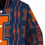 custom illinois fighting illini bolt stripe blue varsity jacket best selling.webp