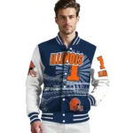 custom illinois fighting illini ferris arena blue white varsity jacket best selling.webp