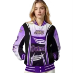 custom james madison dukes mesh effect purple black varsity jacket best selling.webp