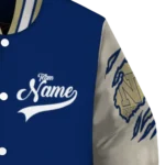 custom navy midshipmen wildcat pawprint blue nude varsity jacket best selling.webp