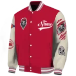 custom new mexico lobos wildcat pawprint red nude varsity jacket best selling.webp