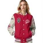 custom new mexico lobos wildcat pawprint red nude varsity jacket best selling.webp