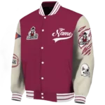 custom new mexico state aggies wildcat pawprint crimson nude varsity jacket best selling.webp