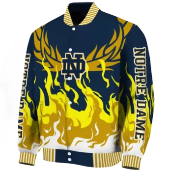 custom notre dame fighting irish winged blaze navy white varsity jacket best selling.webp