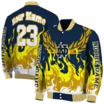 custom notre dame fighting irish winged blaze navy white varsity jacket best selling.webp