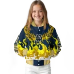 custom notre dame fighting irish winged blaze navy white varsity jacket best selling.webp