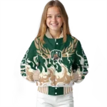 custom ohio bobcats winged blaze green white varsity jacket best selling.webp